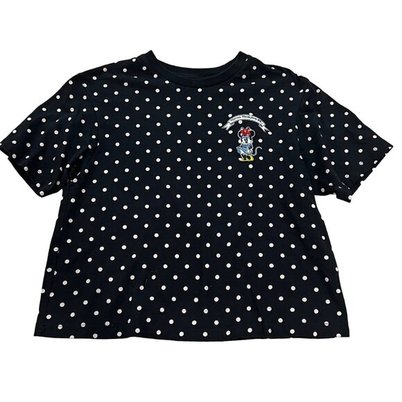 Disney X Uniqlo Minnie Mouse Polka Dot T-Shirt Women's XS Olympia Le-Tan - Picture 1 of 4